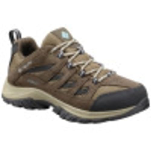 Columbia Womens Crestwood Waterproof Hiking Shoe, Brown, 8 US