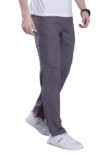 Image of DIVISIVE Men's Loose Fit Linen Blend Cotton Cargo Pants