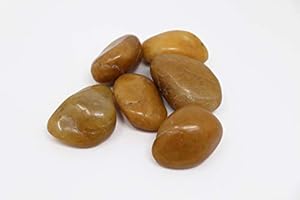 Aquagart Polierte Kieselsteine Gelb 20kg