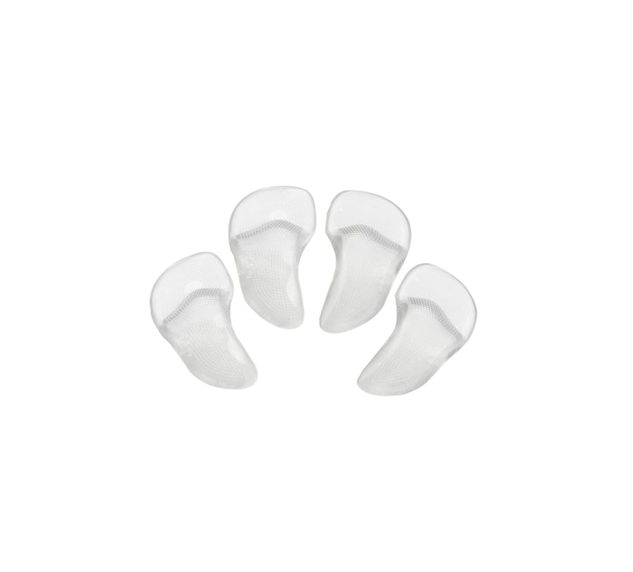 Ipetboom 2 Pairs Arch Support Pads for Shoes Silicone Gel Inserts Large Size Foot Reusable
