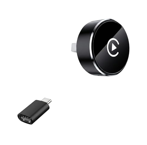 Image of 2-in-1 Wireless Android Auto & CarPlay Adapter | Wired to Wireless Converter | Plug & Play USB | Works with OEM Installed Car Systems | Stable Bluetooth