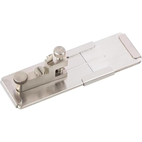 Faserschneider, Edelstahl-Mikrotom für Faserfeinheitsanalyse, 3 x 0,8 mm Scheibenbereich, ideal zum Schneiden von Textilien und Fasern