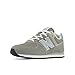New Balance Boy's Kids 574 V1 70s Racing Lace-up Sneaker, Grey/White, 12 Little