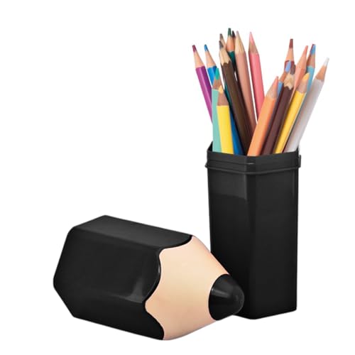 Estojo Organizador Multiuso Porta Lápis e Caneta Plasutil (Preto)