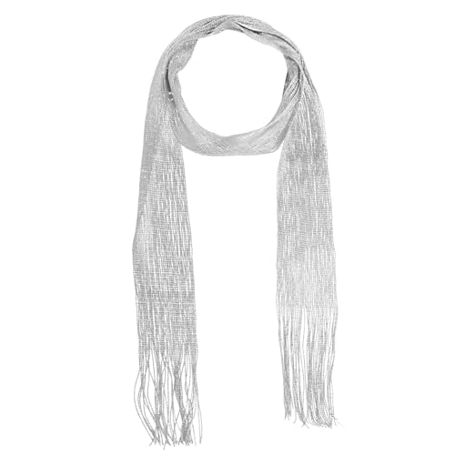 Rzmtaol Sparkling Womens Scarf Long Skinny Ladies Scarves for Proms Daily