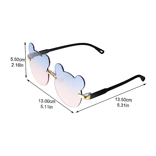 3Pcs Creative Sunglasses Set Cute with Gradient Colors for Beach Parties Outdoor Activities and Holiday Favors Lightweight and Safe2