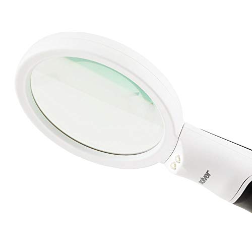 Lupa de Mão Dupla Hikari Solver SLP-185 LED