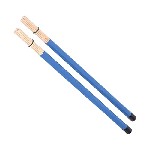 Par de Brochas para Batería de Bambú Azul miniatura 4