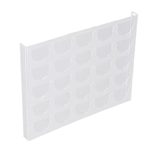 Dioche Plateau de Rangement pour Porte-capsules de café en Acrylique Co25, pour et – Organisateur Durable et Peu Encombrant pour Tiroir – Design Robuste, Accès Facile aux Saveurs de café