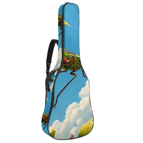 Sac de transport pour guitare 101,6 cm étanche au style cricket coloré pour musiciens nomades