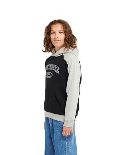 Sweat capuche Quiksilver noir avec poche et coupe confortable