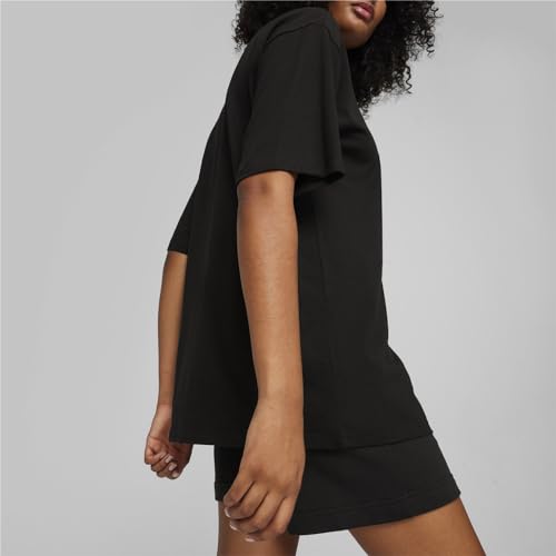 Image of PUMA Mens Better Classics Oversized Logo Crew Neck Short Sleeve Casual Tops Casual