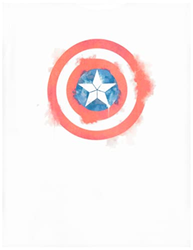 Image of Marvel Girls' Captain America Spray Logo