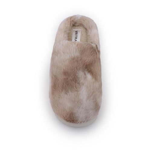 Image of VRITRAZ Women's Comfort Slip On Closed Toe Warm Winter with Cute Design print House Clog Indoor Slipper
