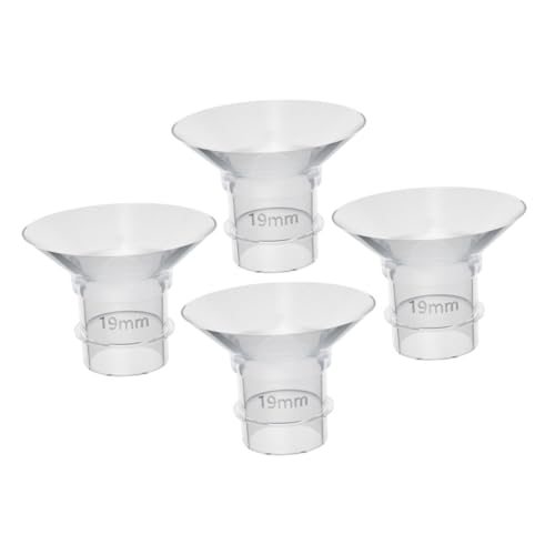 HAPINARY Flange Inserts 4 Pack Reusable Wearable Parts Silicone Flange Accessories for Breastfeeding