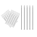 ATOMUS 10pcs 18G Body Piercing Needles Stainless Steel Sterile Disposable Ear Nose Navel Nipple Lip Piercing Needles Pcs Stainless günstig Kaufen-ATOMUS 10pcs 18G Body Piercing Needles Stainless Steel Sterile Disposable Ear Nose Navel Nipple Lip Piercing Needles