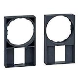 Schneider ZBZ35 Schildträger 30x50mm O. Schild, für Durchmesser 22 Geräte mit Rundem Frontelement,Mehrfarbig