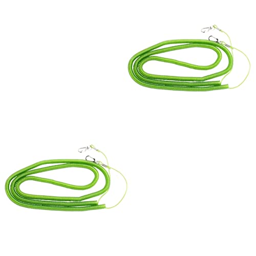 BESPORTBLE 2 Pcs 15 15m Elastic Parrot Harness Leash Bird Leash Training Rope for Outdoor Activities Strong Plastic Steel Wire Chew Resistant Easy to Wear