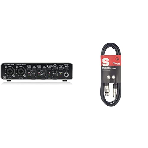 Behringer UMC204HD Audiophile 2x4, 24-Bit/192 kHz USB Audio/MIDI