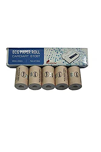 BPL ECG PAPER FOR (6108T ECG PAPER) (50mm X 20mm, pack of 5 Roll) (B09FK8X63W) Amazon Price History, Amazon Price Tracker