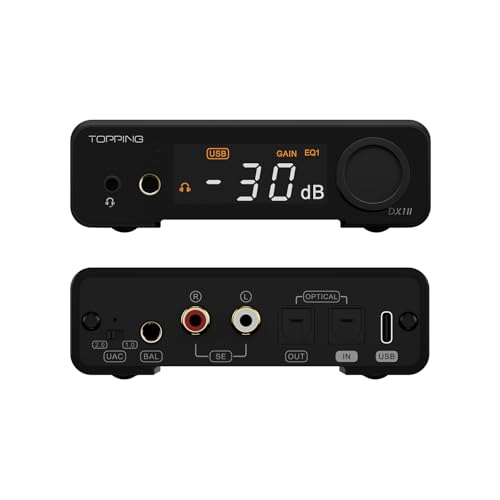 TOPPING DX1 II DAC & Amplificateur de...
