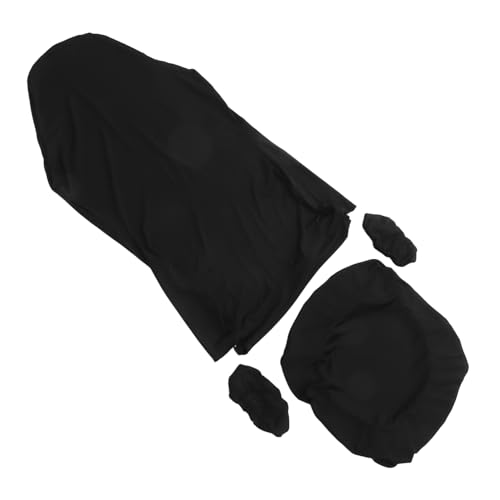 Alipis 1 Juego Juego De Fundas para Sillas Clips De Corbata Llaveros con Dijes Barriles Especiales Pilar De Gadgets Pinza Nasal Almohadillas Barriles Black Poliéster
