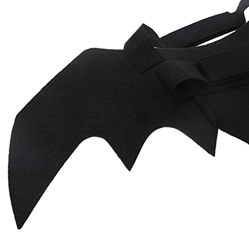 U-M-Halloween-Kostuem-Katze-Fledermausfluegel-fuer-Welpen-Kostuem-Dekoration-bezaubernd-Qualitaet-und-praktisch
