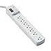 Fellowes 99004 Advanced Computer Series Surge Protector, 7 Outlets, 6 ft Cord, 840 Joules