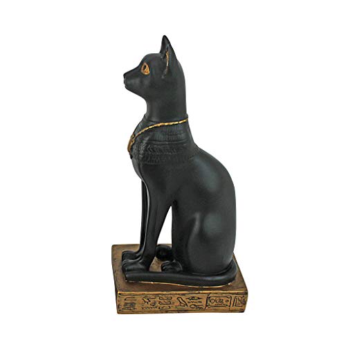 Figura Estatua Diosa Gato Bastet Egipcia 8 Pulgadas miniatura 5