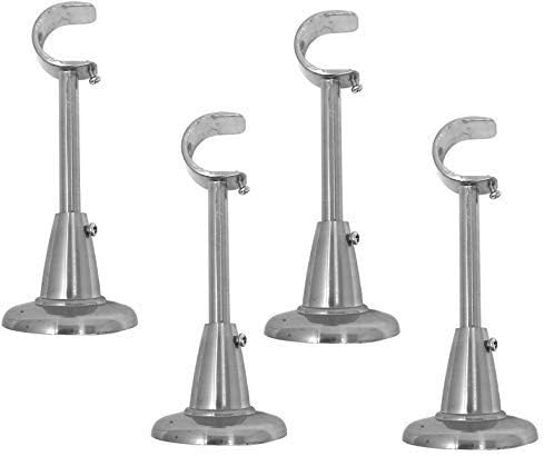 TEJATAN Curtain Bracket Classic (Set of 4, Silver)