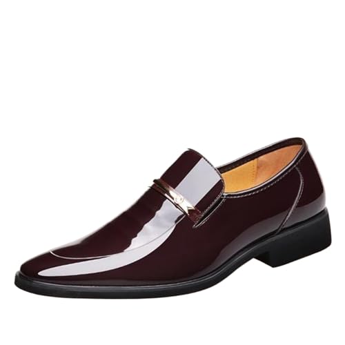 Dress Shoes for Men Men's Leather Oxford Dress Shoes Stylish Business Wedding Footwear