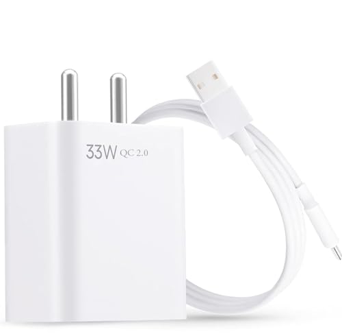 Image of 33W SonicCharge QC 3.0 USB Charger for Cellular Phones Compatible with Xiaomi 14, 14 Civi, 14 Ultra; Redmi Note 13 Pro+ /Note 13 5G /13C 5G /0 Pro /9 /9 Pro /9S,8 Pro, Note 7; Note 11, Mi 11 Ultra /K20