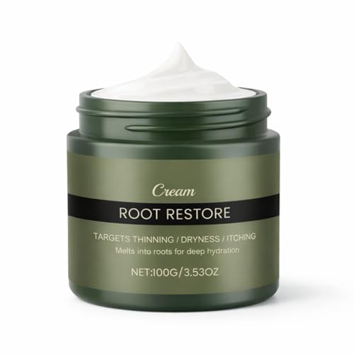 Glatzencreme für Männer, Kopfhaut Pflege Creme Feuchtigkeitscreme mit Aloe Vera, Beruhigende Creme, Intensive Feuchtigkeitspflege für trockene Kopfhaut, Leichte Textur, Mattes Erscheinungsbild
