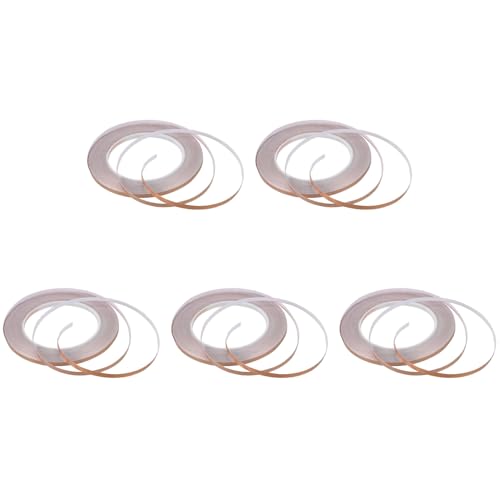 Fnfhsa 5X Cinta de Cobre Conductora Rollo 5Mm X 30M WFR Ribbon Shield