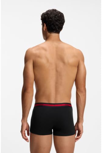 HUGO Dreierpack Boxershorts Aus Stretch-Baumwolle Mit Logo-Bund – Ansicht 4