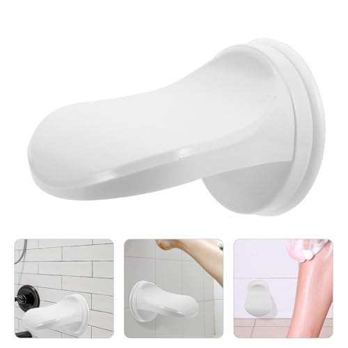 Reposapiés de plástico blanco antideslizante para la ducha de embarazadas 7