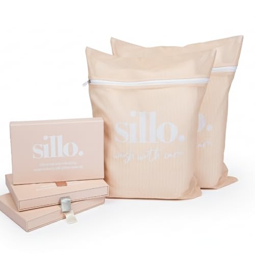 Sillo Care Mesh Laundry Bags 2 Pack 16x20' - Lingerie Bags for Washing Delicates, Laundry Bag for...