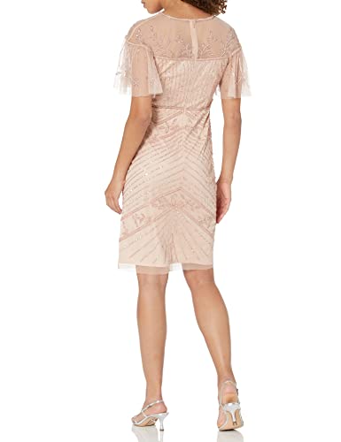 Image of Adrianna Papell Beaded Short Dress