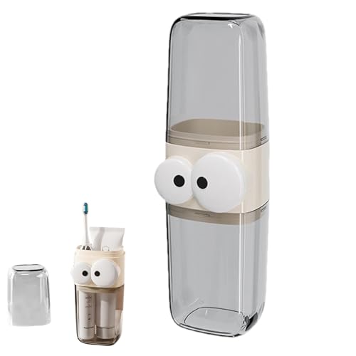 Estuche portátil para cepillos de dientes, portador portátil para cepillo de dientes, soporte para tubo de cepillo de dientes, para camping, viajes, picnic, hotel