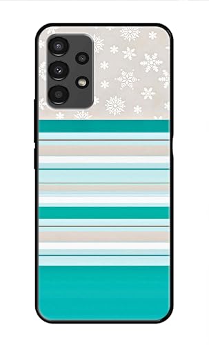 Image of Metal TPU Printed Back Cover for Samsung Galaxy A13 4G (Stars and Lines) 360 Degree Protection | Camera Protection -25092024(AR)