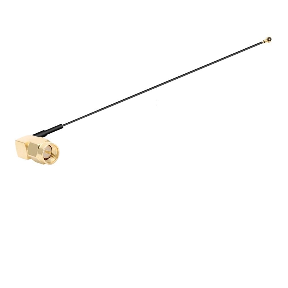 LIHUA Cable R*/F de 2 Piezas, 1,13 mm, MHF4 a SMA, Adaptador de extensión Hembra(SMA M90 to MHF4 F,10CM)