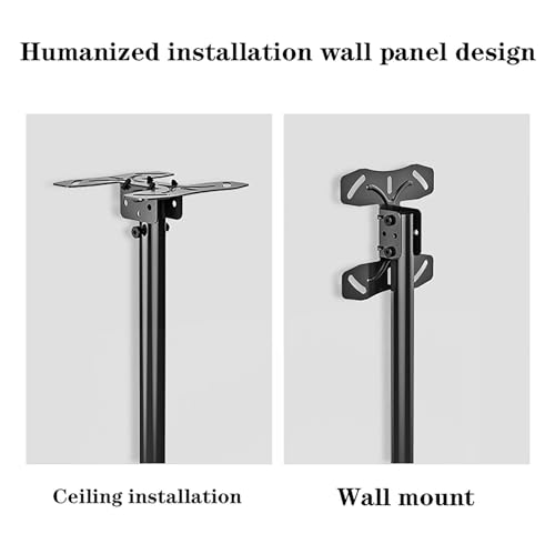 Support TV plafond inclinable et pivotant à hauteur réglable - 6