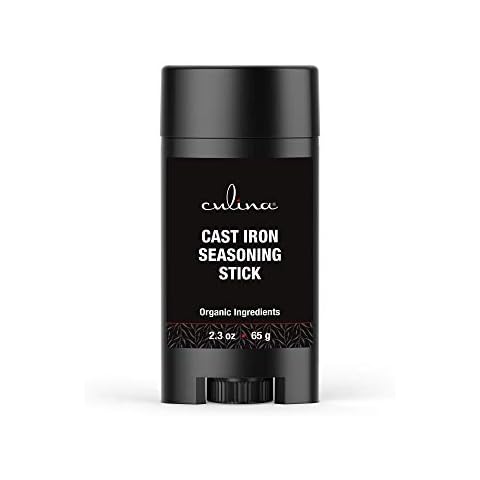 Culina Cast Iron Seasoning Stick | 100% Organic Ingredients | Best for Non-stick Cooking & Restoring | for Cast Iron Cookware, Skillets, Pans & Grills!… Cover