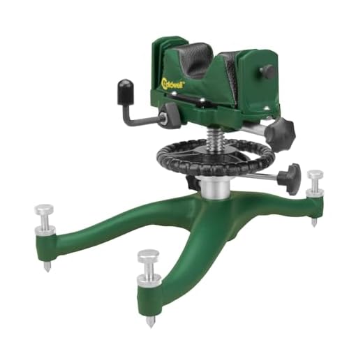 Caldwell The Rock BR Adjustable Ambidextrous Rifle Shooting Rest for Outdoor Range
