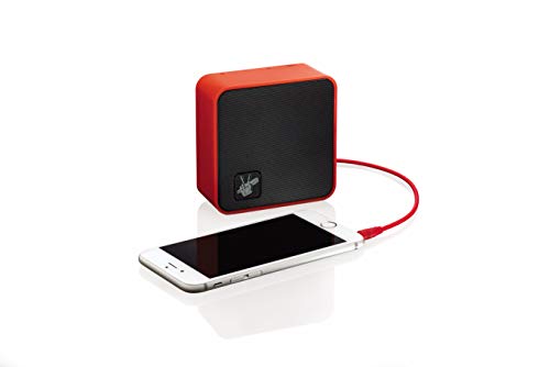 De stem - Mini draagbare Bluetooth draadloze luidspreker - rood en zwart - Image 4