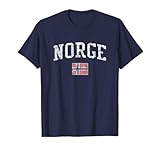 Norway Vintage Sports Design Norge Norwegian T-Shirt