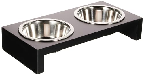 PAWISE Tigela Inox Deluxe Duplo 2 * 200ml para Cachorro