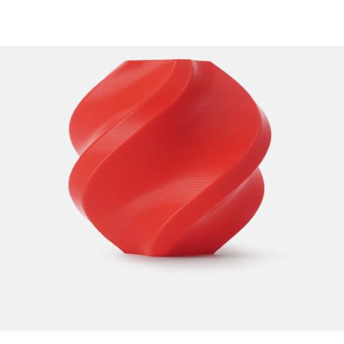 Image of 3IDEA Bambu Lab PLA Basic 3D Printing Filament - Red, 1KG Without Spool