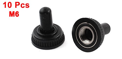 Amazon.co.jp: uxcell トグルスイッチカバー スイッチキャップ 金属