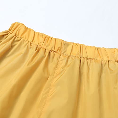 Kids Boys Girls Button Rain Jacket Dirty Proof Hooded Windproof Raincoat + Pants Suit Hoodies Baby Girls' Raincoat4